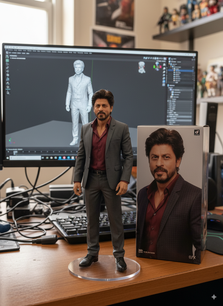 Shahrukh Khan 3d Figure